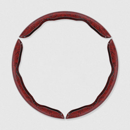 🚗【1 set od 3 komada】👍👍Protuklizna drvena navlaka za volan automobila