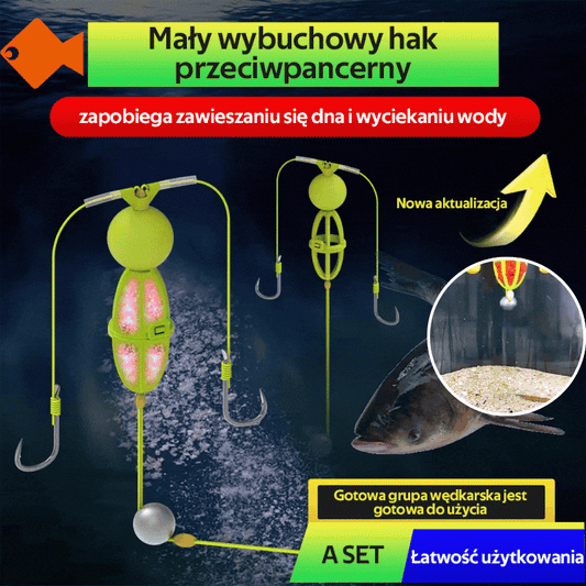 🔥【Płatność przy odbiorze】Klatka na przynętę z podwójnym haczykiem, specjalizująca się w łowieniu dużych ryb
