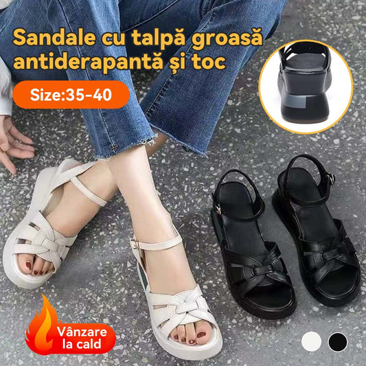 💞 Sandale cu pană în stil nou