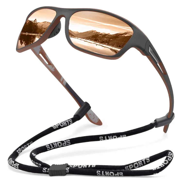 🚵‍♂️😎 【50% zniżki 🔥】🕶⚡ Męskie sportowe okulary przeciwsłoneczne, polaryzacyjne, z prawdziwą lustrzaną soczewką, nowoczesne i odporne na kurz, idealne do jazdy na rowerze na świeżym powietrzu