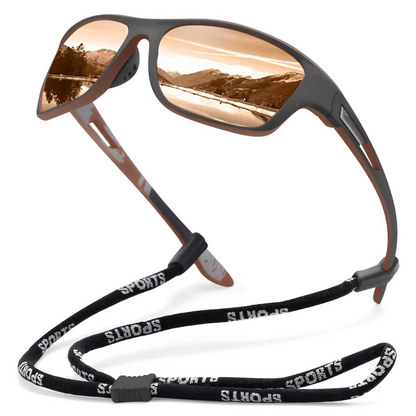 🚵‍♂️😎 【50% zniżki 🔥】🕶⚡ Męskie sportowe okulary przeciwsłoneczne, polaryzacyjne, z prawdziwą lustrzaną soczewką, nowoczesne i odporne na kurz, idealne do jazdy na rowerze na świeżym powietrzu