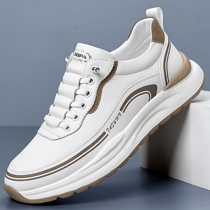 💥【39-45】💥 2025 Pantofi sport din piele resistentă la apă și murdărie, cu talpă moale pentru confort maxim 