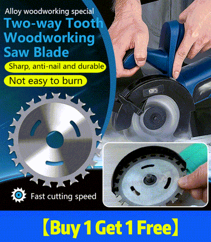 🔥【Kúp 1, získaj 1 zadarmo】👍🧰【4 kusy】Dvojitý pílový list na drevo a zliatinu