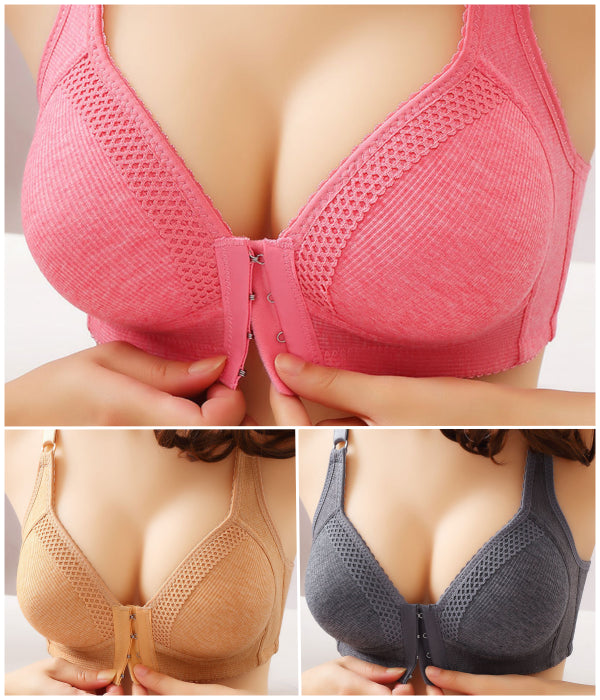 👍👍Ograniczona czasowo zniżka🌺【3 sztuki】👙 Wysokiej jakości bezszwowy biustonosz push-up, modny, seksowny, antypoślizgowy