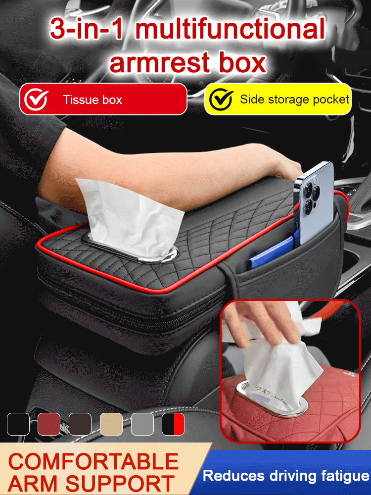 🚗👜3 u 1 višenamjenska kožna kutija za auto.👍