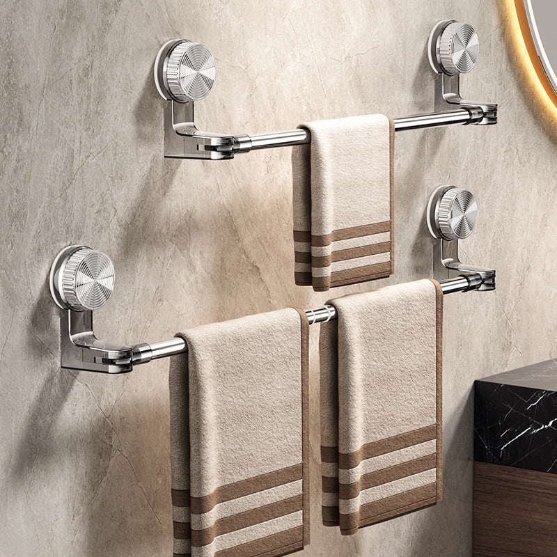 🔥Top hit【Zľava 50%】✨🚿Ľahký dizajn bez vŕtania — výsuvný vešiak na uteráky s prísavkou