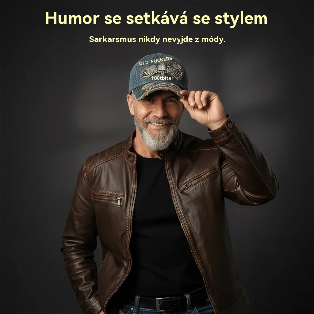 🧢Klub starých chlapů – Retro baseballová čepice