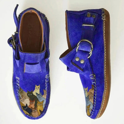 【35-43】 Cizme Martin din piele moale cu fermoar plat, pantofi de dama la modă--3738850