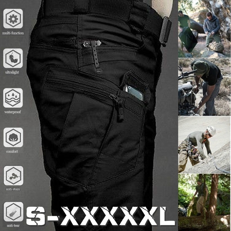 ⏳ZADNJI DAN RAZPRODAJE! 50 % POPUST!🔥Moške vojaške taktične hlače, odporne na veter in izolirane.