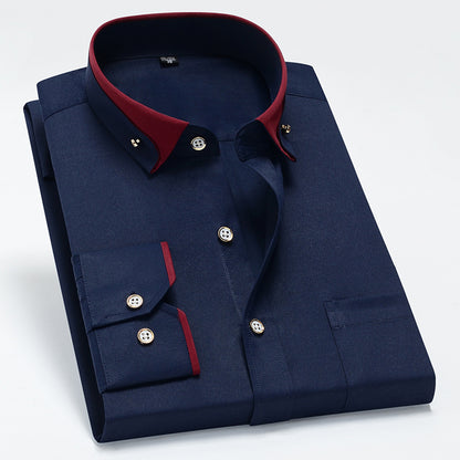 🔥【Kup 1, a 1 dostaniesz gratis】🏆【S-4XL】👔2025 Nowa oddychająca męska koszula biznesowa casualowa