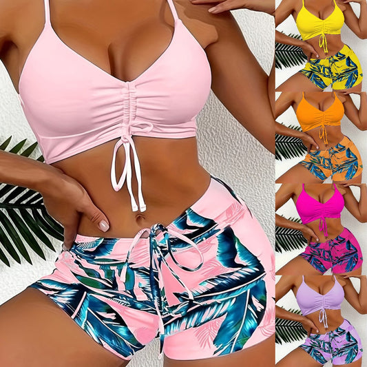 🏊‍👙 🌴 Elegancki kostium kąpielowy z nadrukiem w dużym rozmiarze