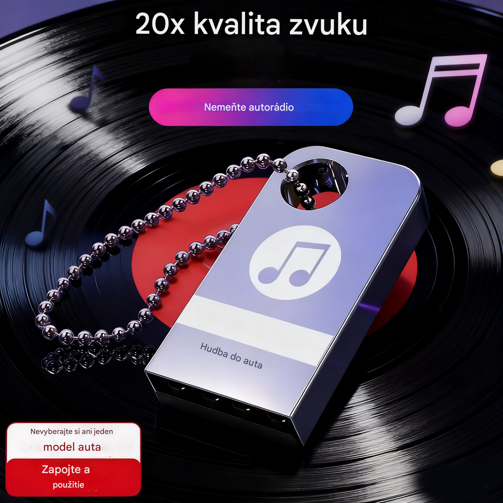 Platba pri doručení 🚗🎵🎵[Music USB flash disk] obsahuje 8 000 skladieb, 600 MV a 6D zvukové efekty