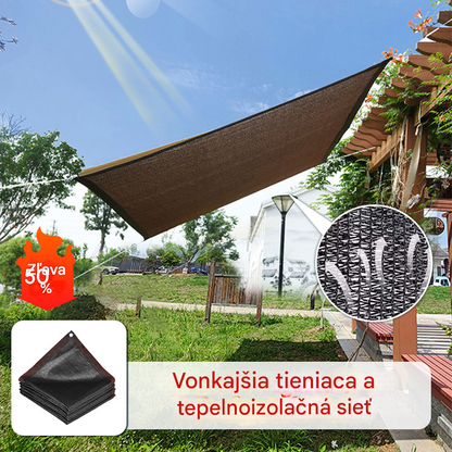 🔥Top hit【Zľava 50%】☀️⛱️【2*4m】Vonkajšia tieňová a tepelnoizolačná sieťovina