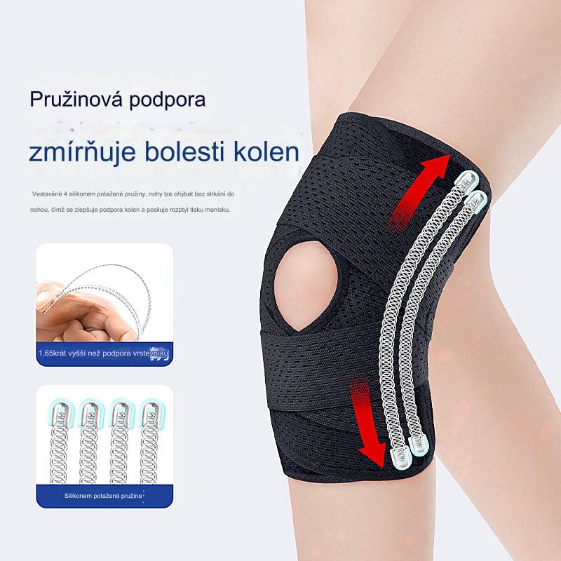 🦵【Kúpte si jednu, jednu dostanete zadarmo】Dvojité pružinové chrániče kolien, vhodné na beh, cyklistiku, hranie lopty a iné športy