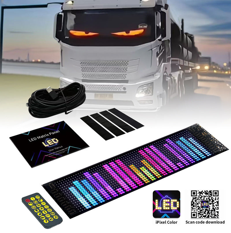 💡🎫Ultratenká ohybná LED mäkká obrazovka do auta【70*173mm】