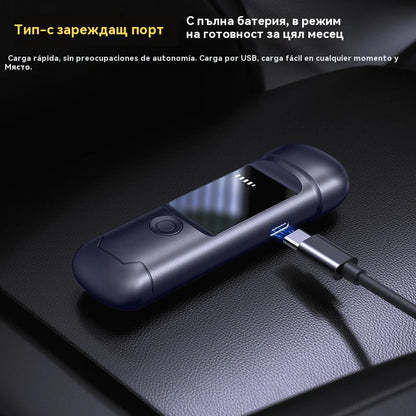 🍷 Високопрецизен преносим алкохоломер – Измерете нивото си преди шофиране
