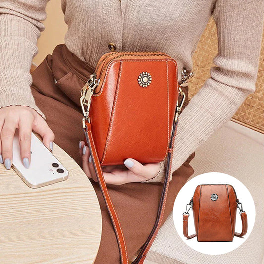 👜Torba na telefon komórkowy, mała damska torba na ramię w stylu retro