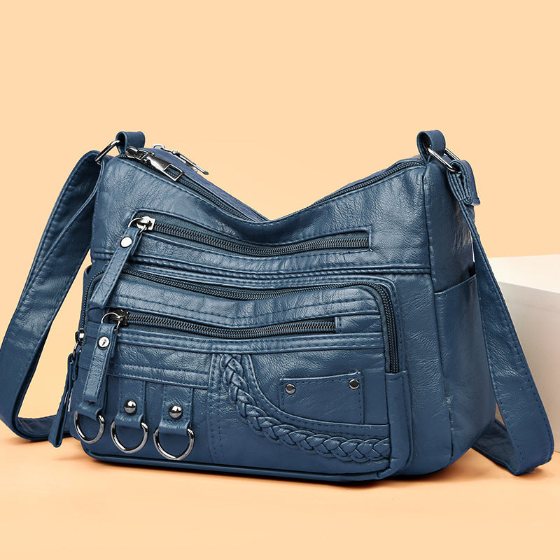 💥【50% zniżka na czas ograniczony】👜2025 nowa torba na ramię / crossbody z miękkiej skóry o dużej pojemności