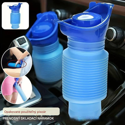 【Zľavnené 2-balenie】Prenosný a skladací cestovný pisoár, vhodný pre mužov, ženy a deti.