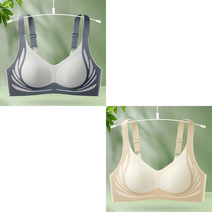 50% zniżki przez ograniczony czas😍😍【Opakowanie 4 sztuk】Biustonosz damski jednoczęściowy bez fiszbin ❤️【40-85 KG】