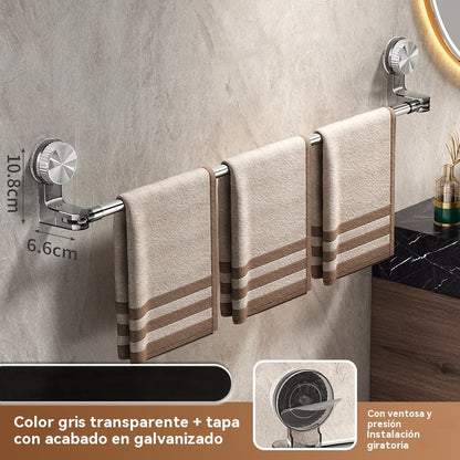 🔥Top hit【Zľava 50%】✨🚿Ľahký dizajn bez vŕtania — výsuvný vešiak na uteráky s prísavkou