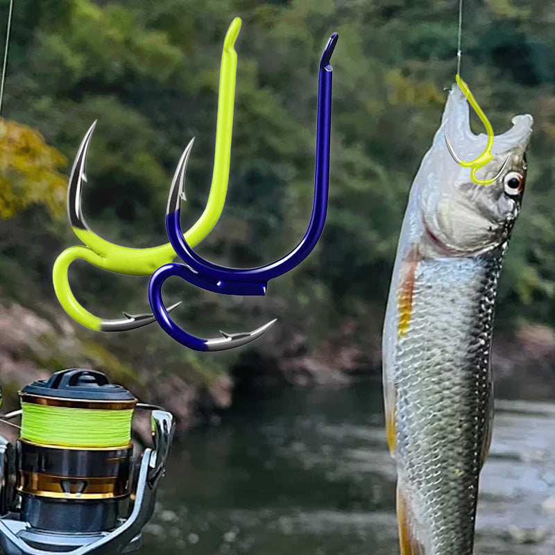 【Płatność przy odbiorze】🎣🐟【10/20/30】 Podwójnie ostry haczyk z zadziorem