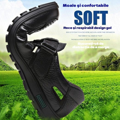 👍👍【39-44】🚶‍♂️🚶‍♀️Męskie oddychające sandały letnie ze skóry naturalnej