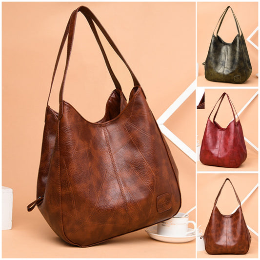 💖👜💖Miękka skórzana torba na ramię, nowy styl, duża pojemność, odpowiednia