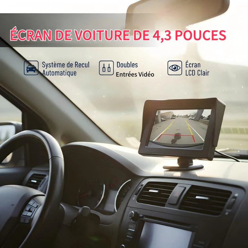 Plaćanje pouzećem🔥Univerzalni monitor za stražnji pogled visoke rezolucije za automobil (4,3 / 7 inča, 12V)