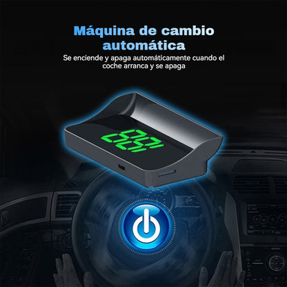 🚗Pantalla HUD para coche｜Proyección HD GPS｜Velocidad en tiempo real y conducción más segura