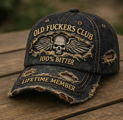 🏁💀Retro baseballová čepice s digitálním 3D potiskem