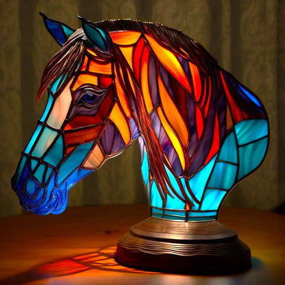 💥Posledná špeciálna ponuka, zľava 50 % - Retro ekologická živicová stolová lampa série Animal