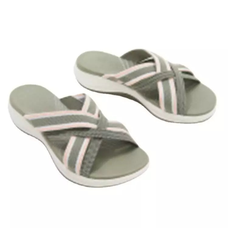 【35-43】🍃👡Damskie letnie duże sandały ortopedyczne na platformie🎁
