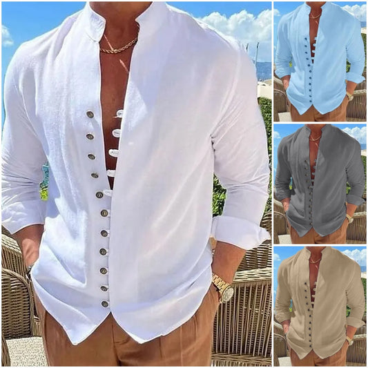 🎁【S-3XL】2025 Męska koszula z guzikami, 👔wygodna i uniwersalna