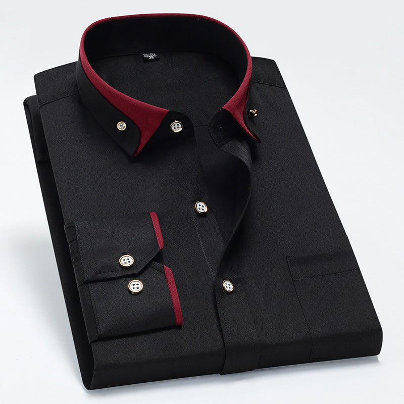 🔥【Kup 1, a 1 dostaniesz gratis】🏆【S-4XL】👔2025 Nowa oddychająca męska koszula biznesowa casualowa