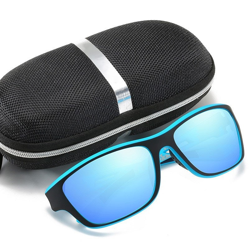 🚵‍♂️😎 【50% zniżki 🔥】🕶⚡ Męskie sportowe okulary przeciwsłoneczne, polaryzacyjne, z prawdziwą lustrzaną soczewką, nowoczesne i odporne na kurz, idealne do jazdy na rowerze na świeżym powietrzu