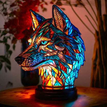 💥Posledná špeciálna ponuka, zľava 50 % - Retro ekologická živicová stolová lampa série Animal